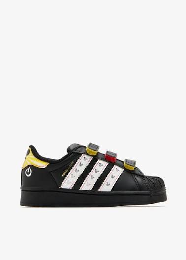 Zapatillas Superstar adidas Disney con Luces Led y Cierre por Contacto para Niños-JP8087