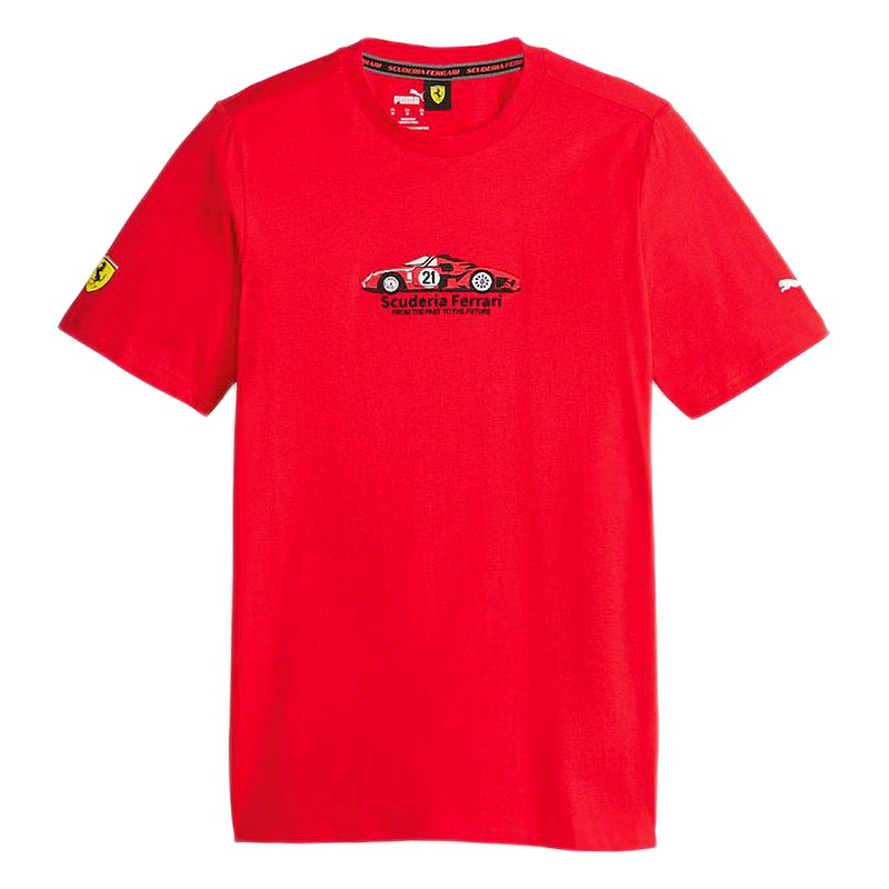 POLO PUMA FERRARI RACE GRAPHIC TEE-620947 02